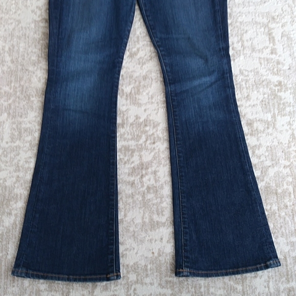 Lucky Brand Embroidered Sofia Boot Cut Jeans 4 / 27R Blue - Picture 12 of 16